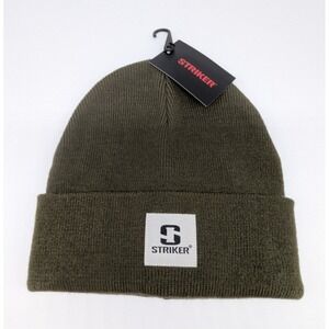 Striker Keystone Cuffed Hat Beanie Unisex Olive Green Winter Warm Outdoor‎ Fish
